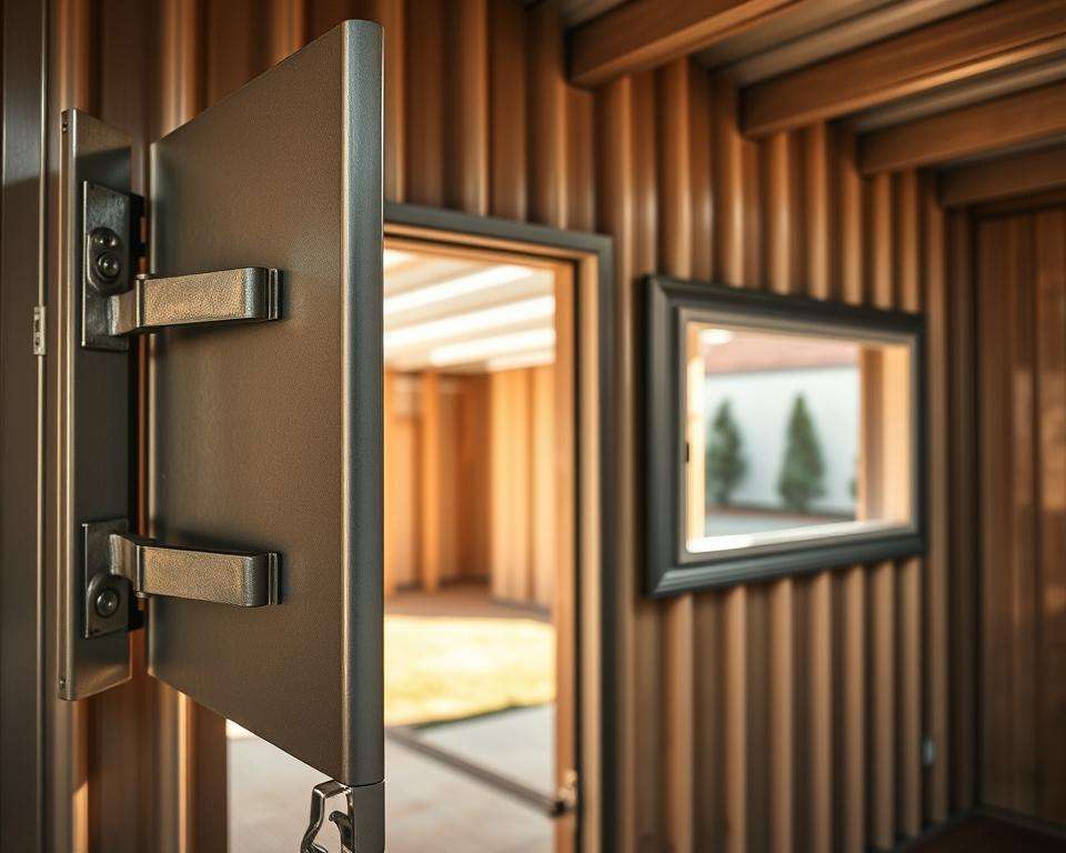 Türen Fenster Einbau Metallschuppen