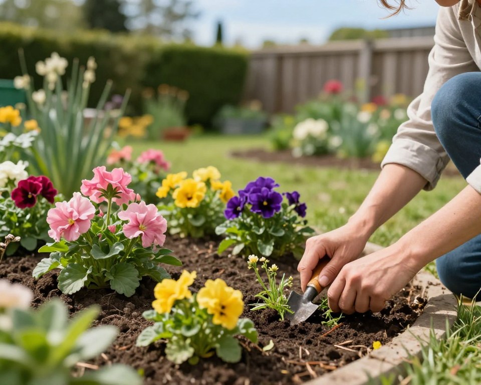 Unkrautbekämpfung im Garten