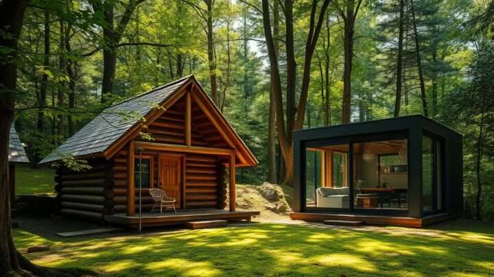 Unterschied Blockhütte und Holz-Gartenhaus