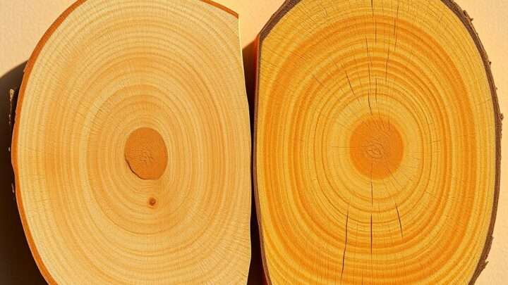 Unterschied zwischen Fichten- und Kiefernholz