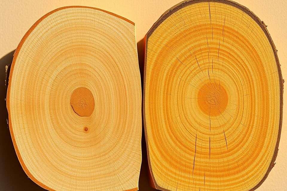 Unterschied zwischen Fichten- und Kiefernholz