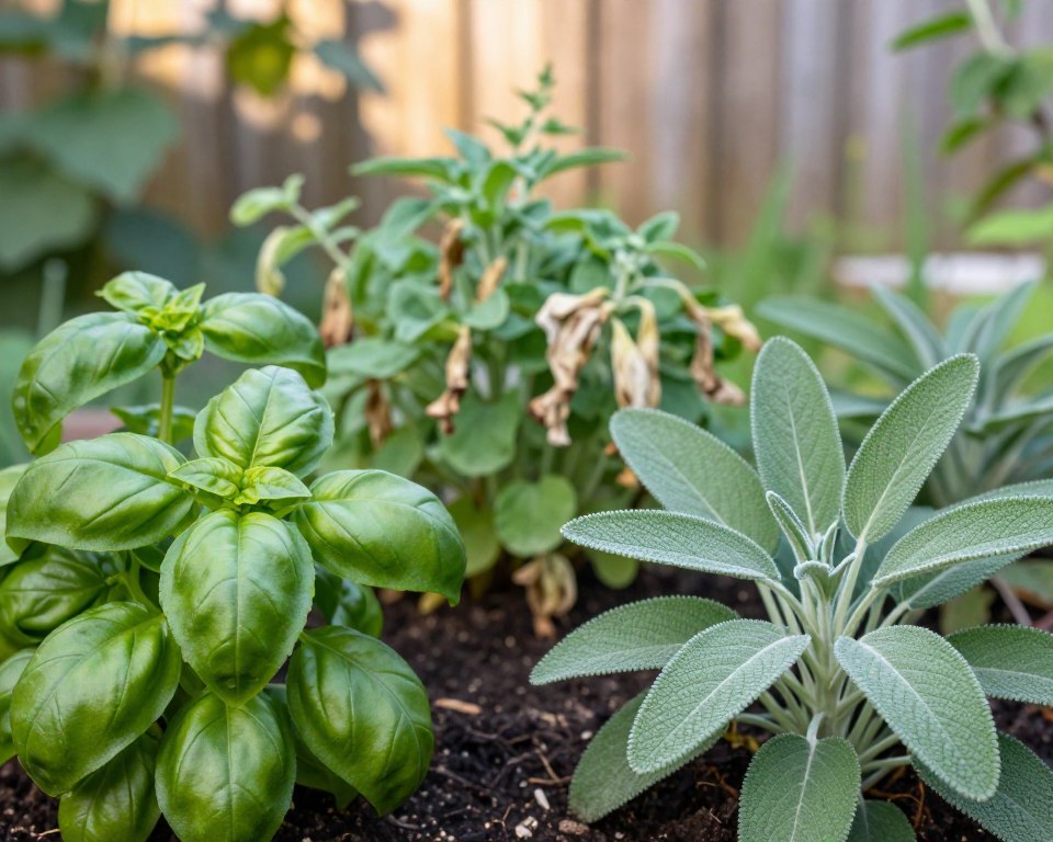 Unverträgliche Kräuter im Garten
