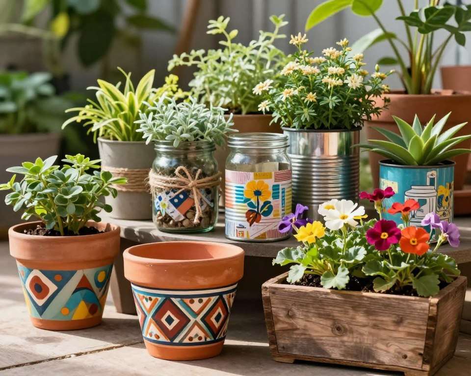 Upcycling Blumentopf Design