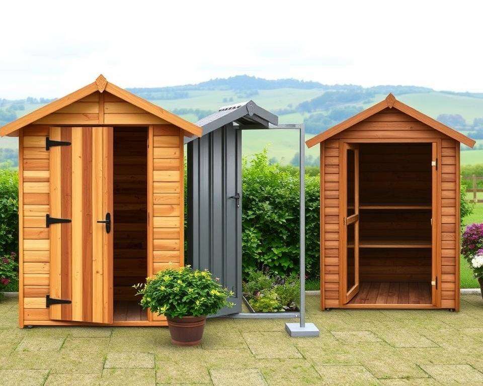 Vergleich Gartenhaus Materialien