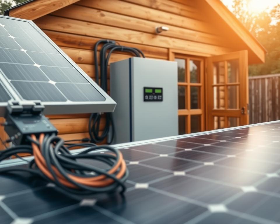 Verkabelung PV-Anlage Installation