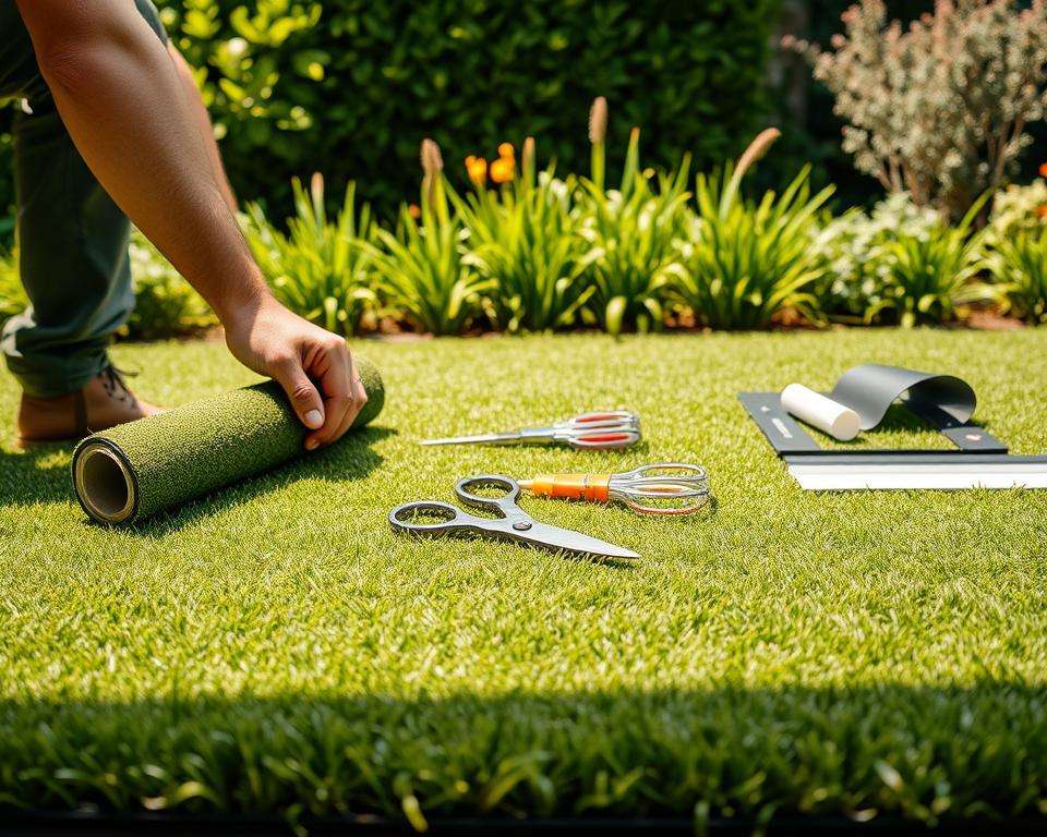 Verlegung Kunstrasen Schritt für Schritt Verlegung Kunstrasen Schritt für Schritt