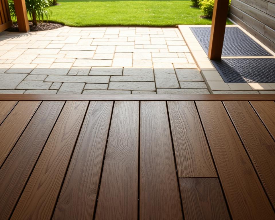 Verschiedene Bodenbeläge für Gartenhäuser