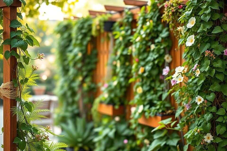 Vertikaler Garten als Sichtschutz – Anleitung