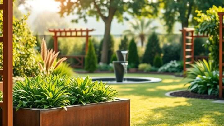 Verwendung von Cortenstahl in Ihrem Garten