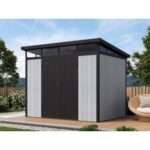 WPC Gartenhaus Modell Skylight Pent 6,10 m²| Rabatt: 26%|3x2m