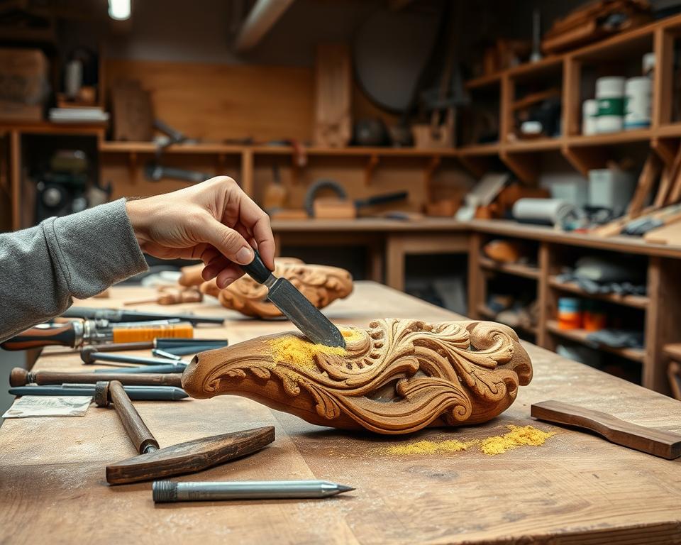 Wachs von Holz entfernen mechanische Methoden