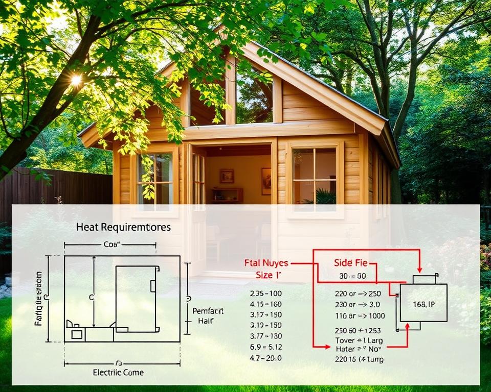 Wärmebedarf Gartenhaus berechnen