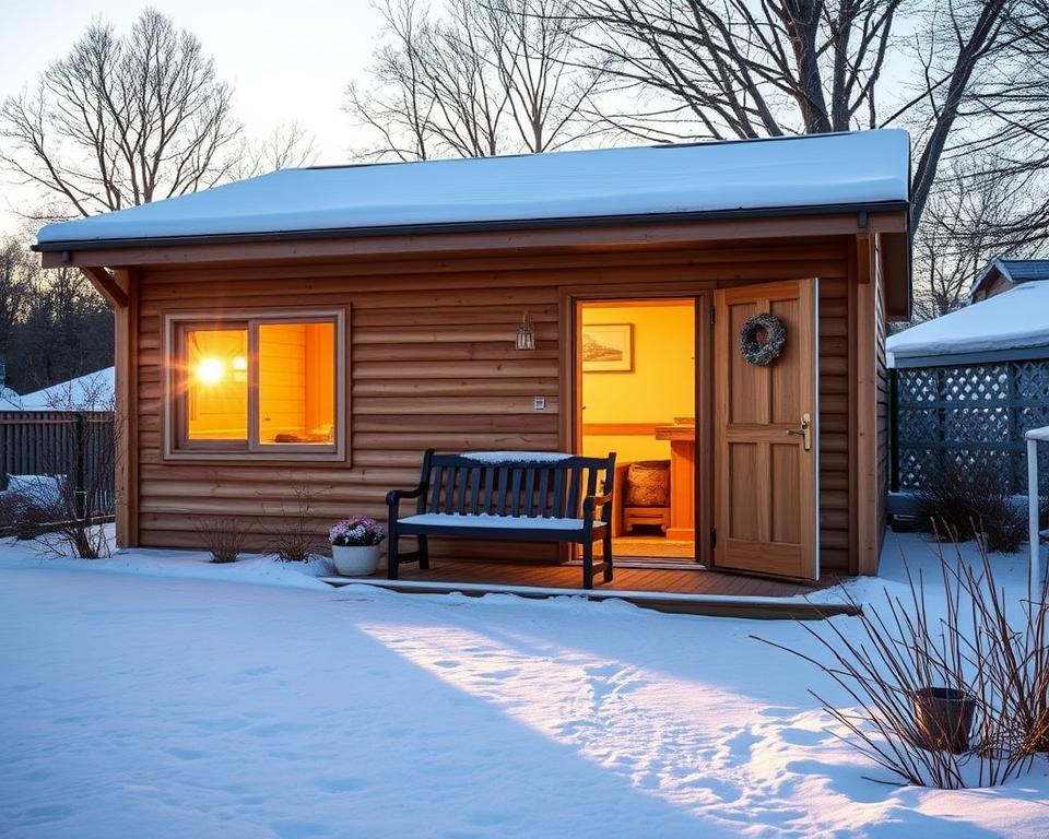 Wärmedämmung Gartenhaus