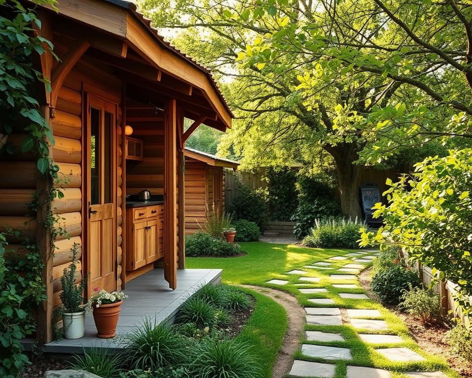 Wärmedämmung für Gartenhaus-Küche