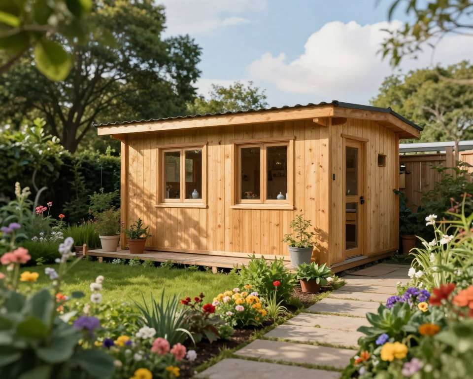 Wandisolation für Holzgartenhäuser