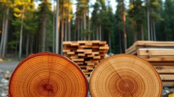 Was ist der Unterschied zwischen Lärchen- und Douglasienholz?