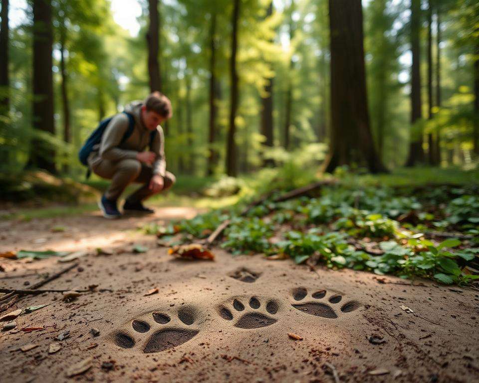 Waschbär Spurensuche für Anfänger