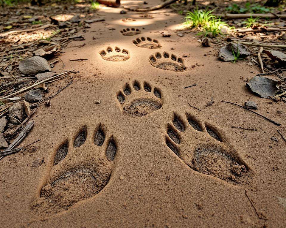 Waschbärspuren Altersbestimmung