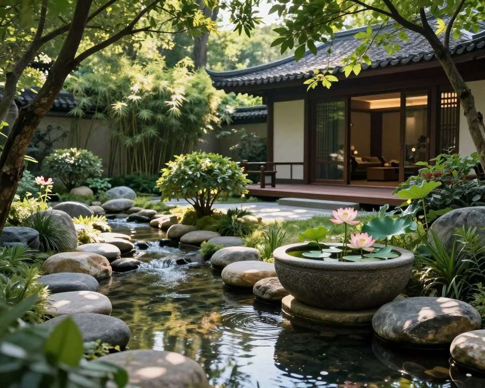 Wasser-Elemente im Feng Shui