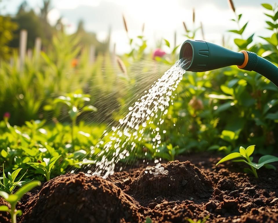 Wasser als Hausmittel gegen Wühlmäuse
