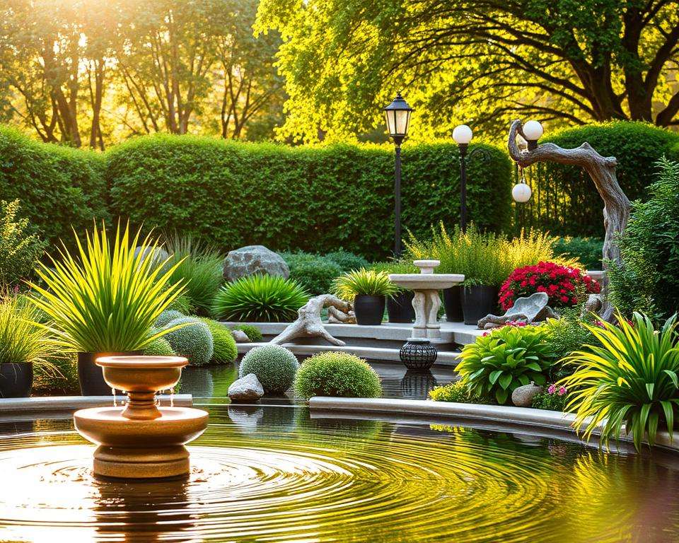 Wasserelemente im Garten Wasserelemente im Garten