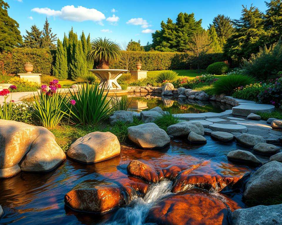 Wasserelemente im Garten Wasserelemente im Garten