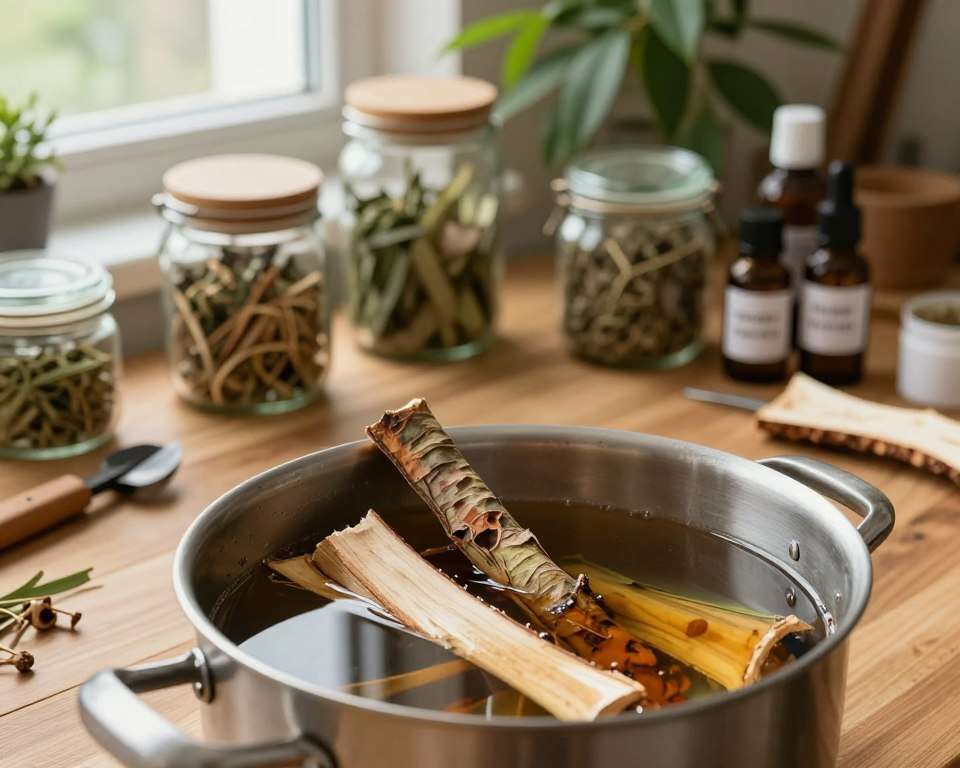 Weidenrinden-Wurzelaktivator Herstellung Weidenrinden-Wurzelaktivator Herstellung