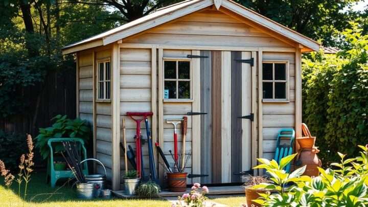 Welche Größe sollte mein Gartenschuppen haben?