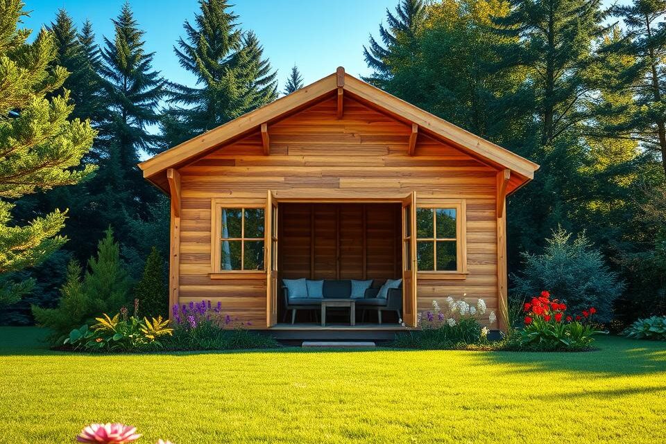 Welche Holzstärke eignet sich für ein Gartenhaus? Welche Holzstärke eignet sich für ein Gartenhaus?