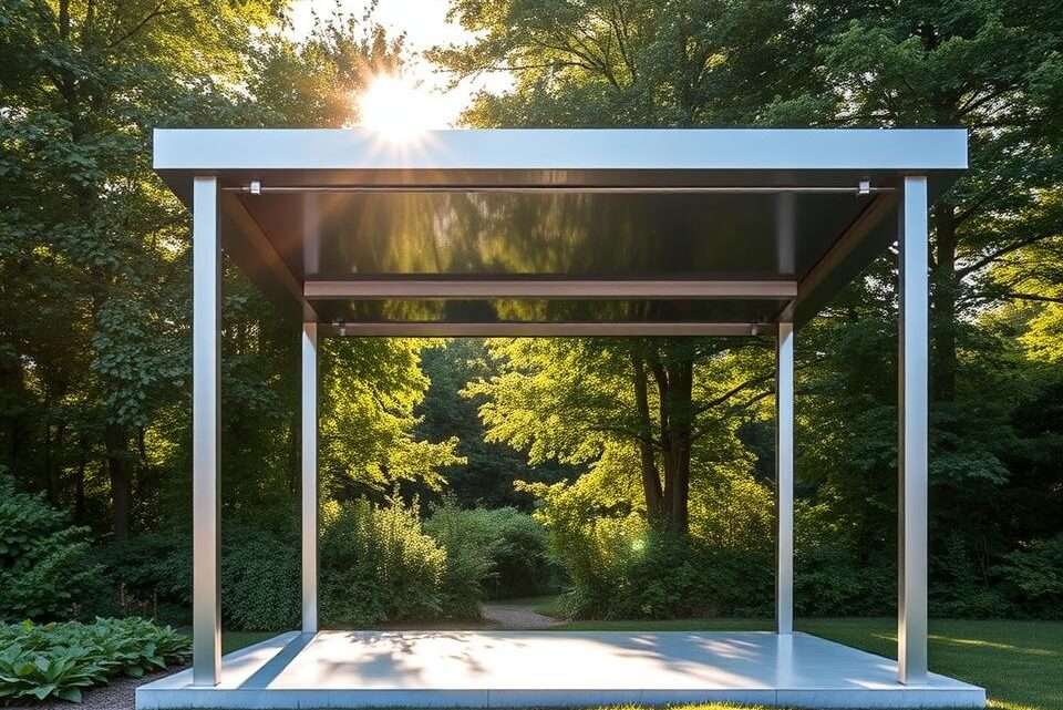 Welche Vorteile bietet ein Metall-Pavillon?