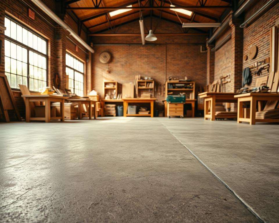 Werkstatt Bodenbelag