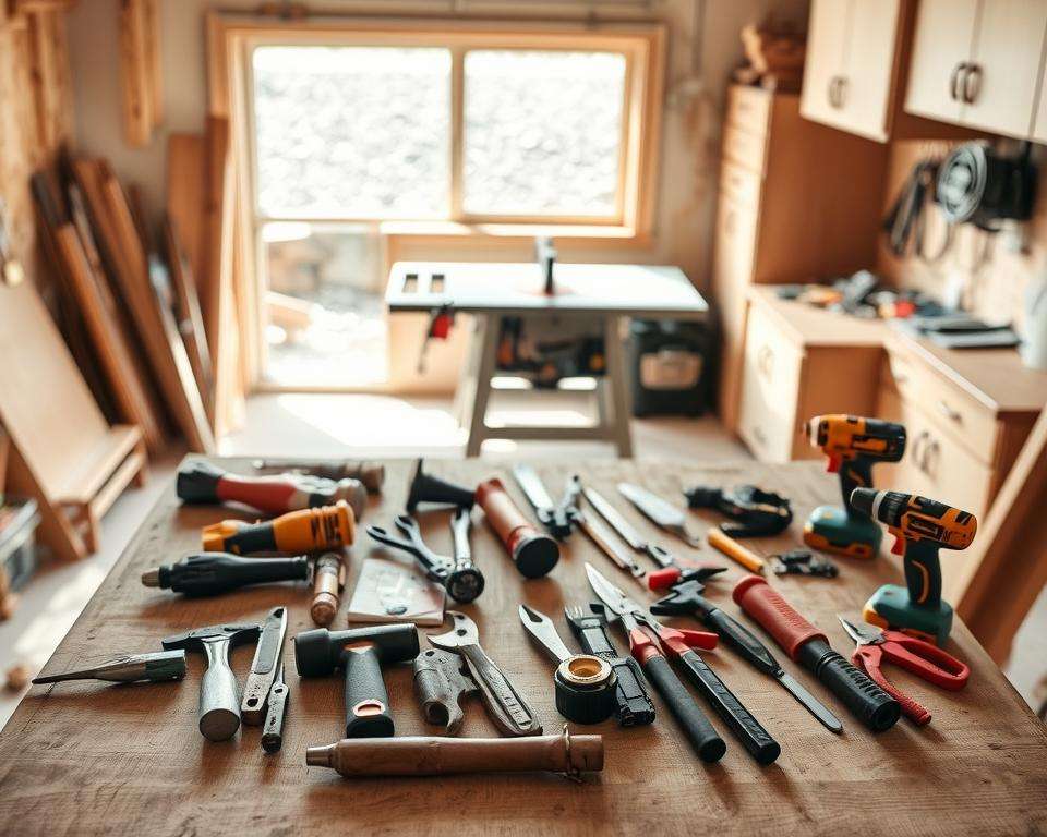 Werkzeuge Fundamentbau