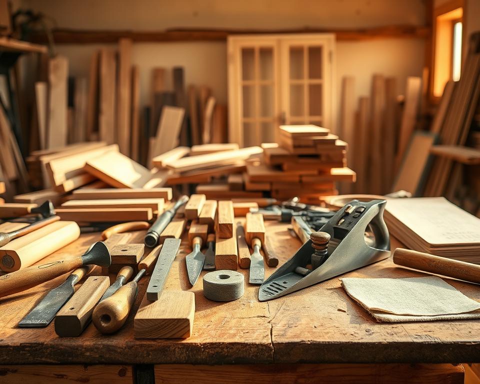 Werkzeuge Rahmenbau Holz