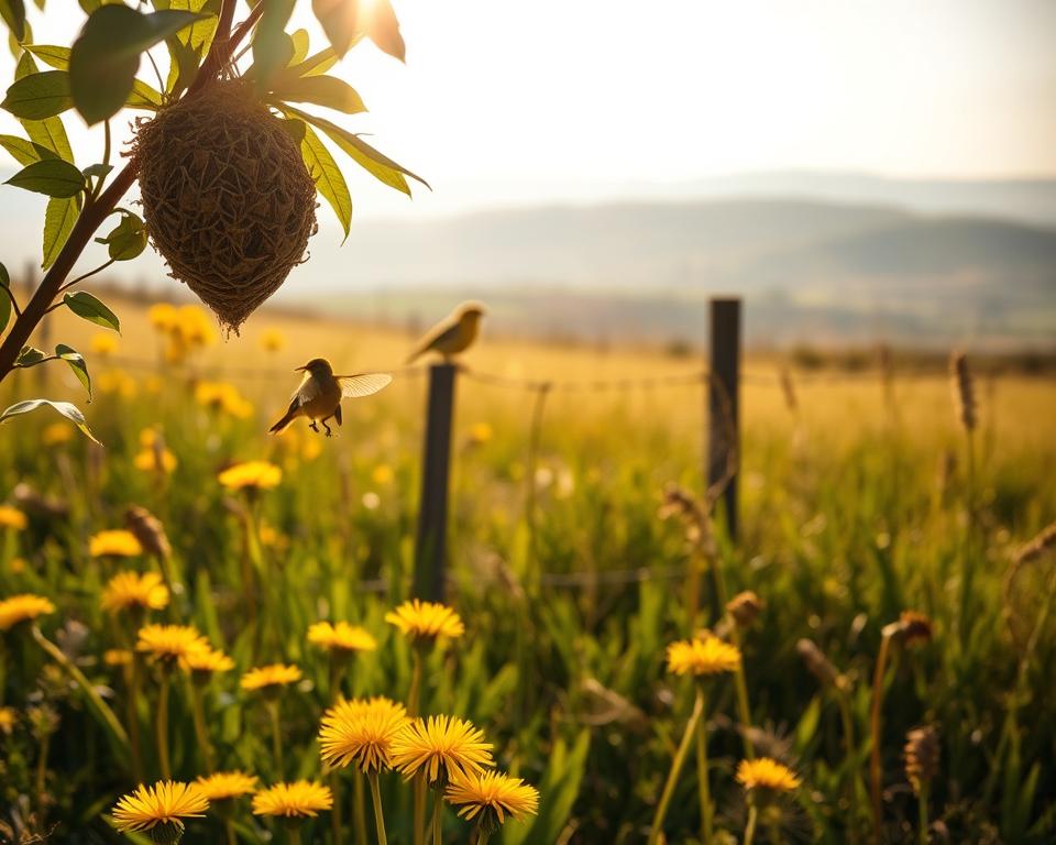 Wespen in der Natur