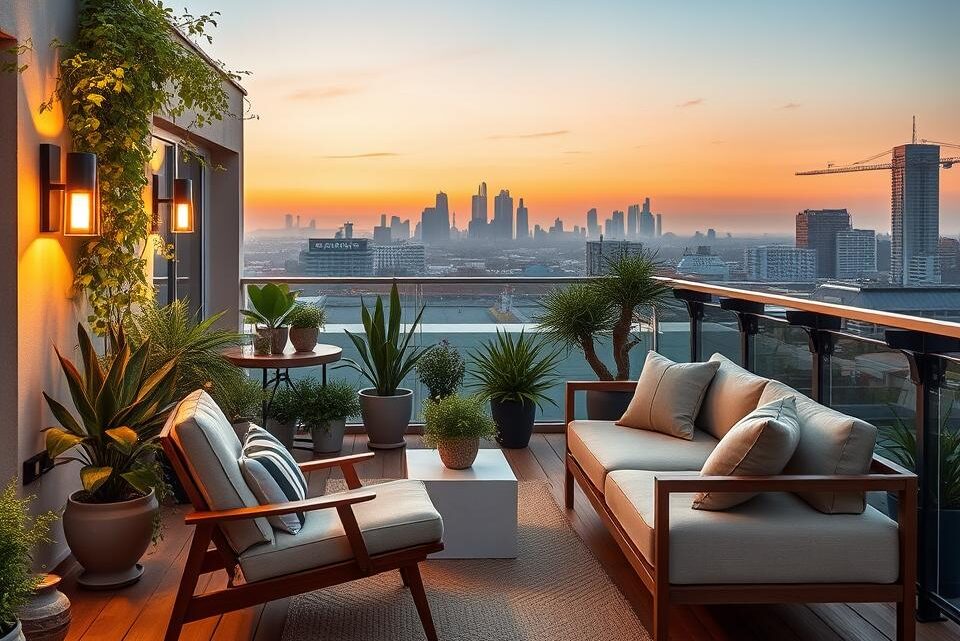 Design trifft Funktion: Stilvolle Ideen für wetterfeste Balkon- und Terrassengestaltung Design trifft Funktion: Stilvolle Ideen für wetterfeste Balkon- und Terrassengestaltung