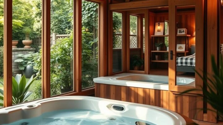 Whirlpool im Gartenhaus einbauen: Anleitung & Tipps