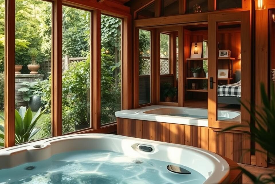 Whirlpool im Gartenhaus einbauen: Anleitung & Tipps Whirlpool im Gartenhaus einbauen: Anleitung & Tipps