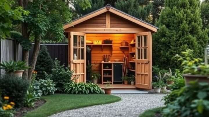 Wichtige Punkte bei der Platzierung eines Schuppens