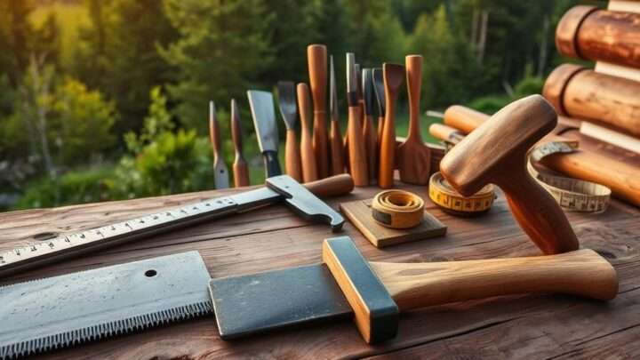 Wichtige Werkzeuge zum Bau einer Blockhütte – Die komplette DIY-Checkliste