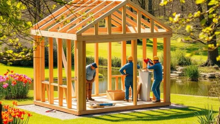 Wie Sie Ihren Garten für das Holz-Gartenhaus vorbereiten können