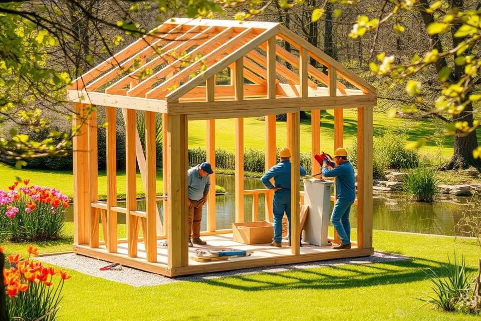 Wie Sie Ihren Garten für das Holz-Gartenhaus vorbereiten können
