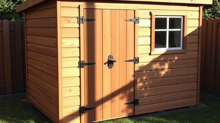 Wie Sie Ihren Geräteschuppen einbruchsicher machen