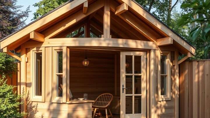 Anleitung: Wie baut man ein Eck-Holz-Gartenhaus