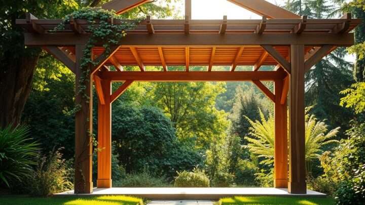 Wie baut man einen Pavillon aus Holz?