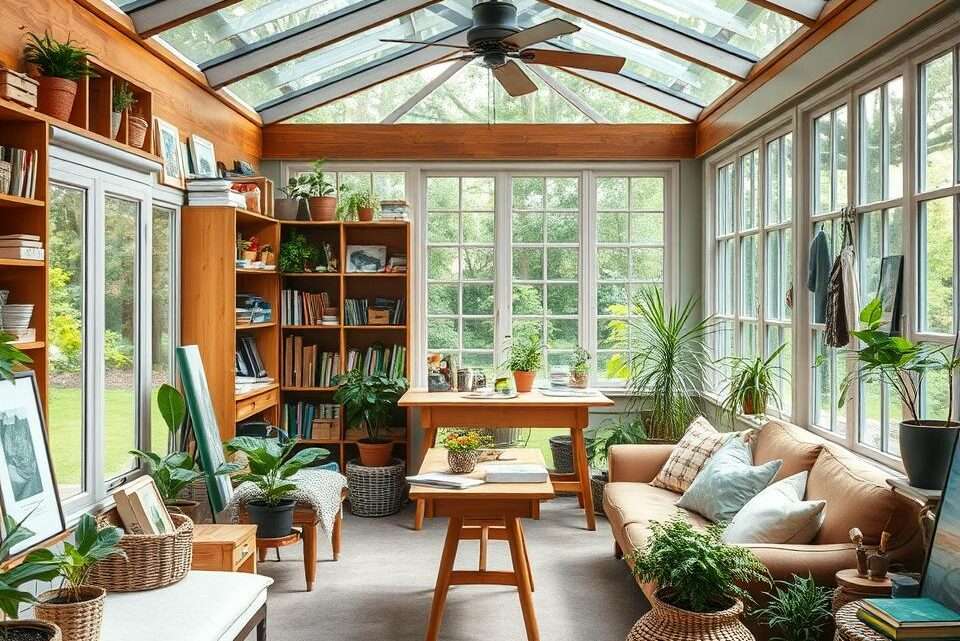 Wie du dein eigenes Gartenhaus-Kunststudio einrichtest