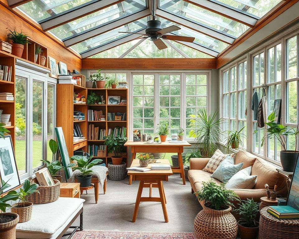 Wie du dein eigenes Gartenhaus-Kunststudio einrichtest