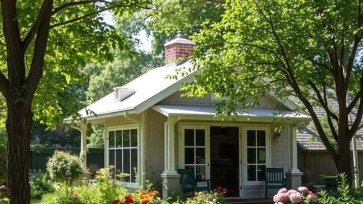 Wie du ein Gartenhaus im Sommer kühl hältst: Experten-Tipps