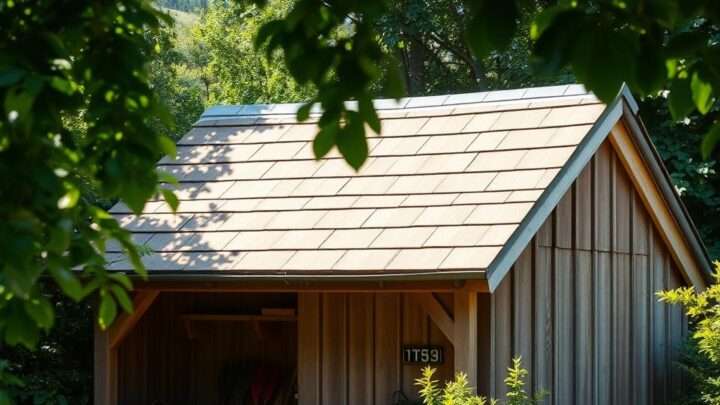 Wie kann man das Gartenhaus Dach komplett erneuern