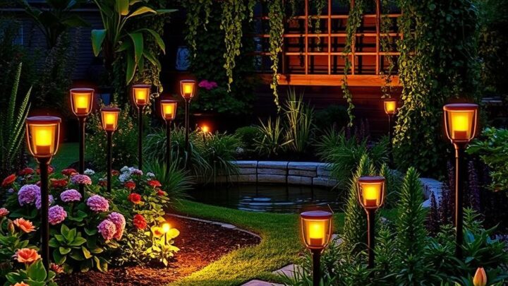 Wie lange halten Solarleuchten im Garten?
