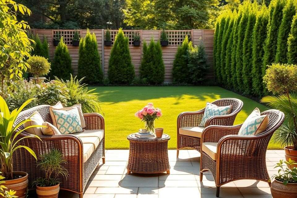 Wie man Rattanmöbel im Garten richtig schützt